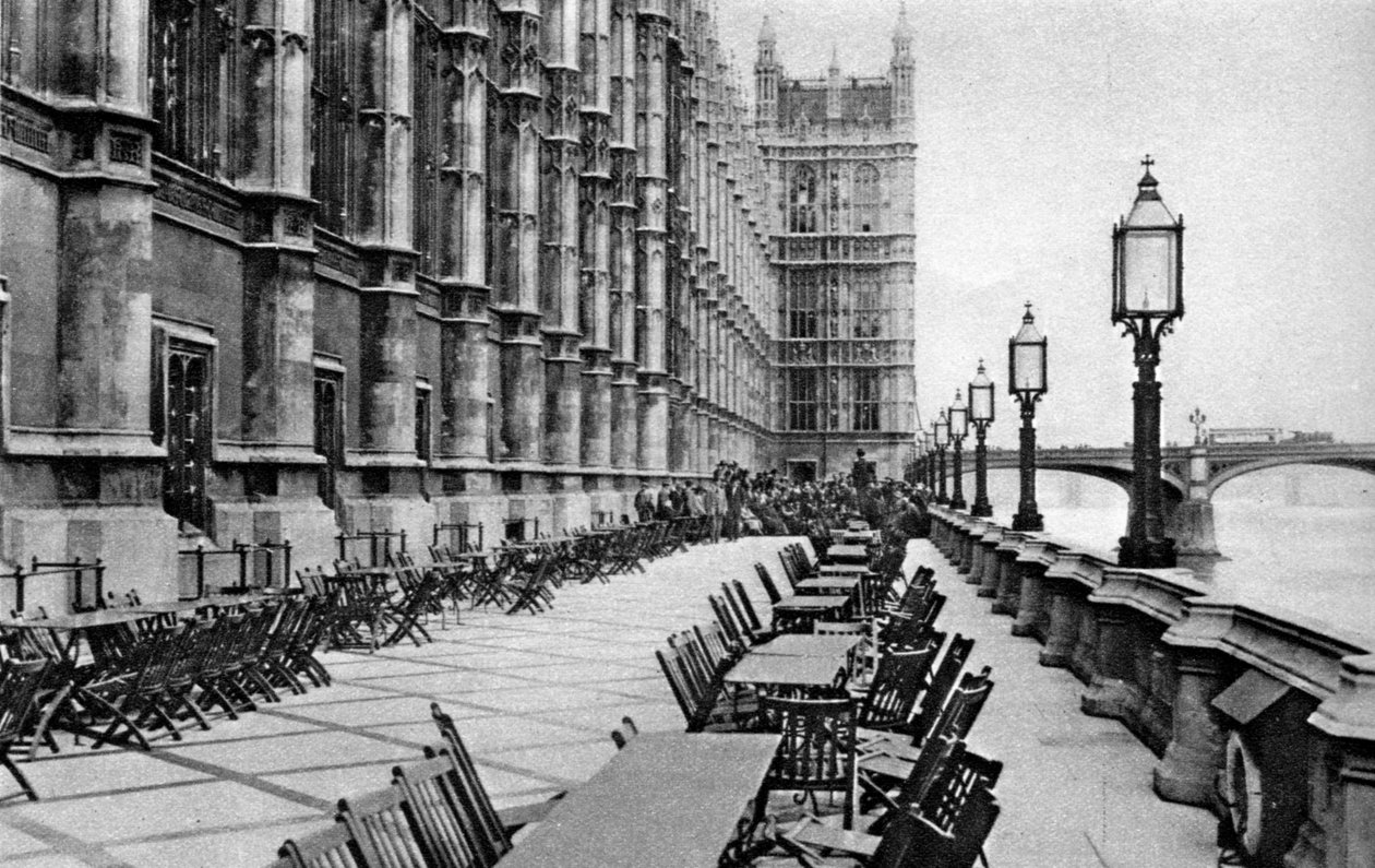Terasa Dolní sněmovny, Londýn, 1926-1927 od Unbekannt