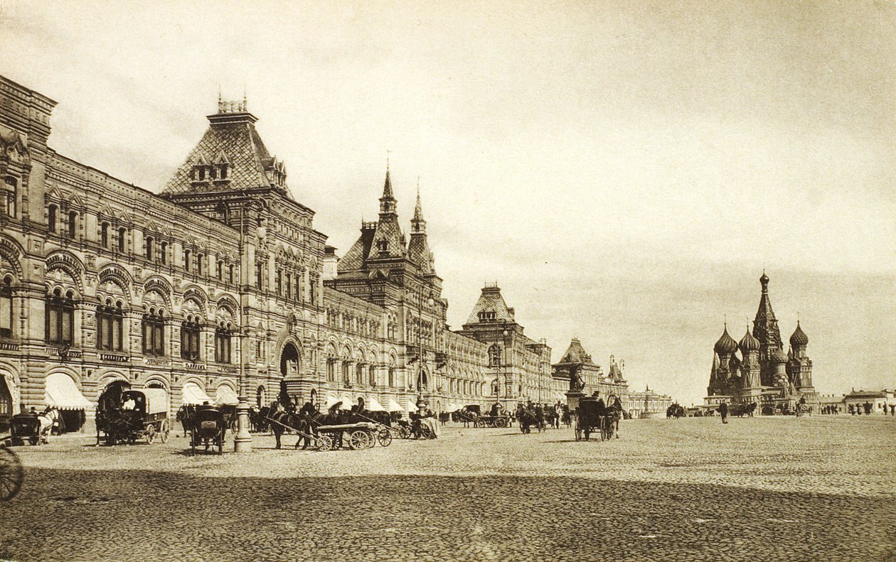 Horní obchodní řady na Rudém náměstí, Moskva, Rusko, 1910 od Unbekannt