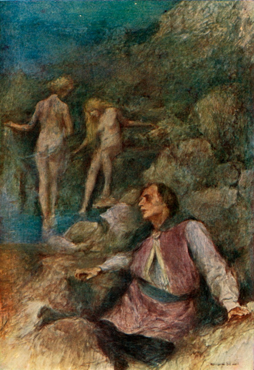 „Velý se přišel k prameni vykoupat“, 1917. od Unbekannt
