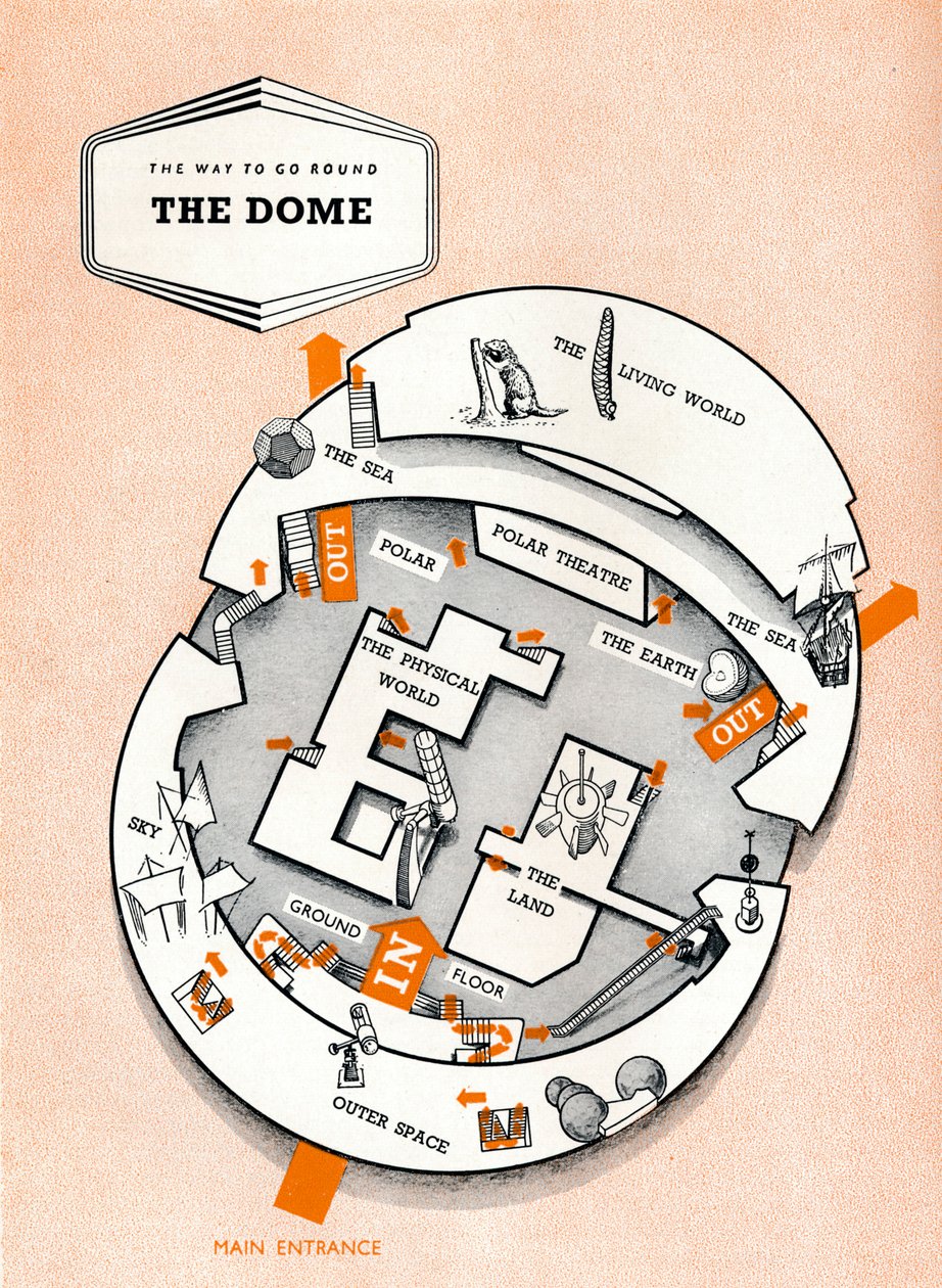 Cesta kolem The Dome, 1951 od Unbekannt