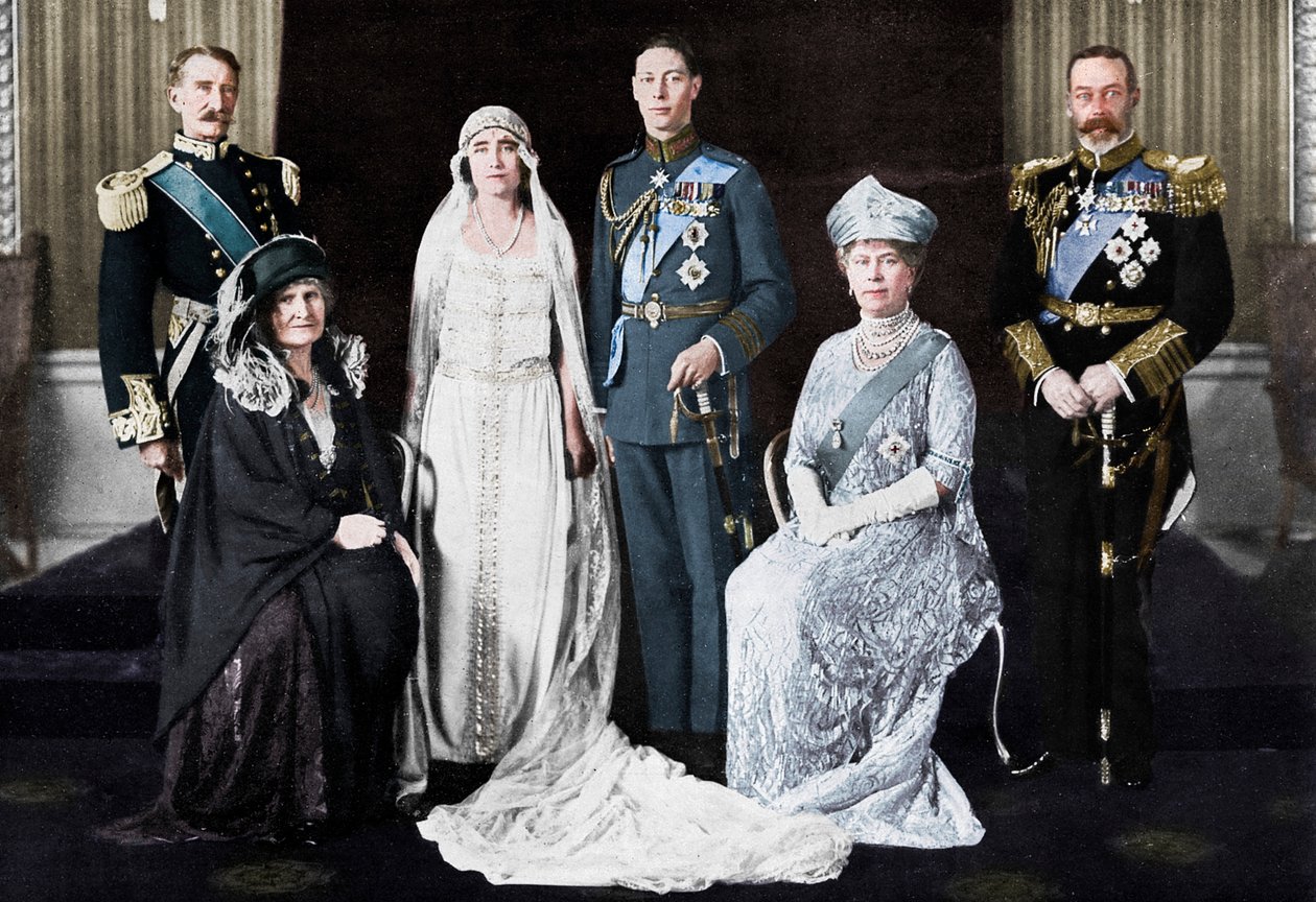 Svatba vévody z Yorku a lady Elizabeth Bowes-Lyonové, 1923. od Unbekannt