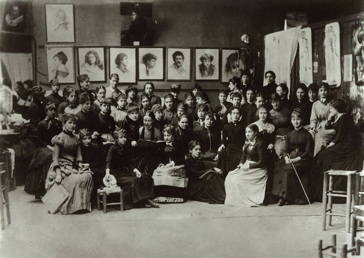 Ženy Académie Julian, 1880-1890. od Unbekannt