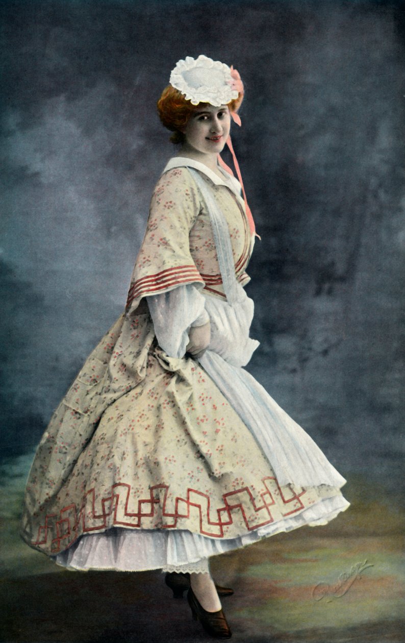 Variety divadlo. Netopír. Arlette. - Slečna Jeanne Saulierová, 1904. od Unbekannt