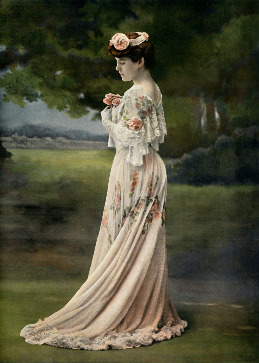 Divadlo du Vaudeville. - LEsboufe - Suzanne Despres, role paní Richterové-Paní Belgrandové, 1904. od Unbekannt