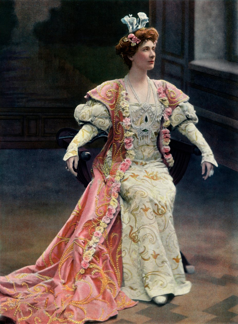 Divadlo National De Opera-Comique. - Královna Fiammette. Slečna Garden, role Orlanda, 1904. od Unbekannt