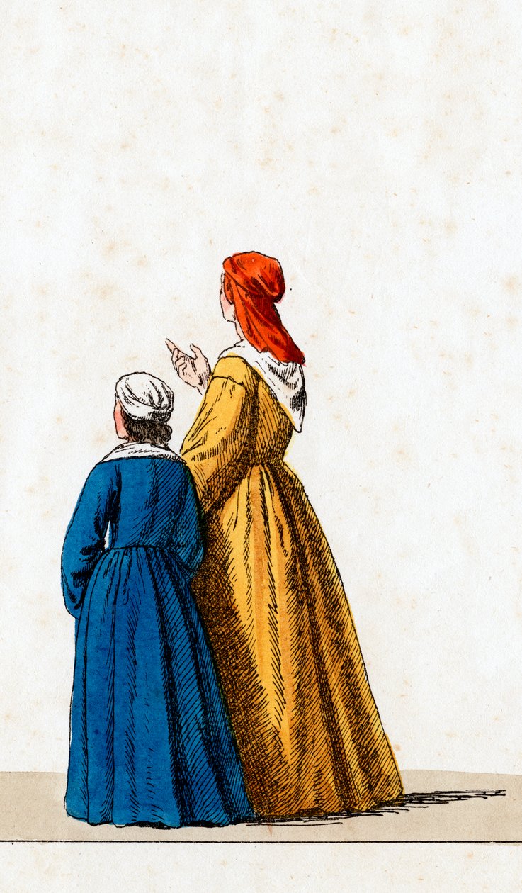 Divadelní kostýmní návrh pro Shakespearovu hru Jindřich VIII., 19. století od Unbekannt