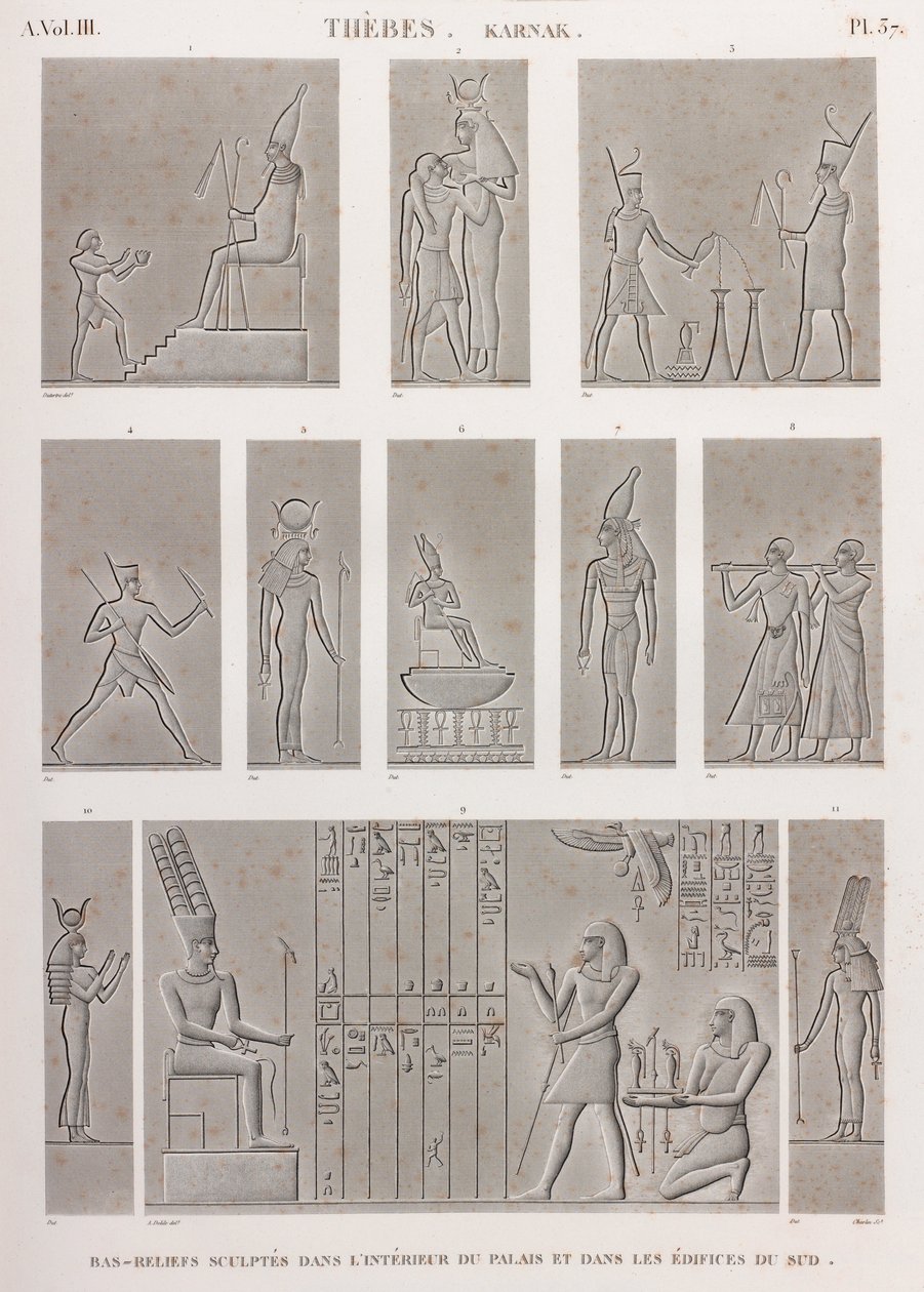 Théby, Karnak od Unbekannt
