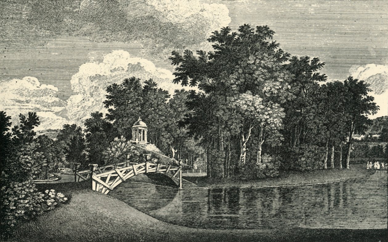 Zahrady West Wycombe Park, Buckinghamshire, polovina 18. století, 1903. od Unbekannt