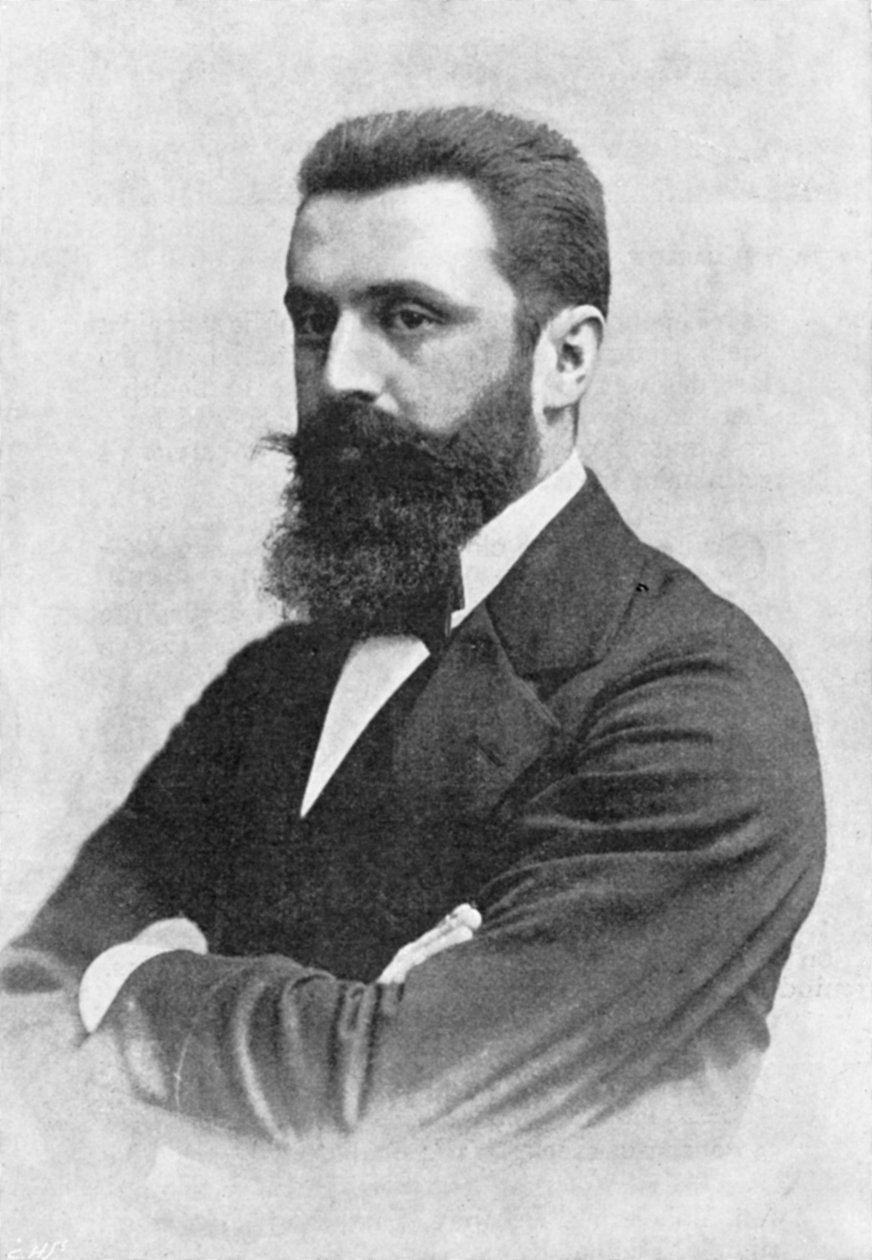 Theodor Herzl 1860-1904, sionistický vůdce od Unbekannt