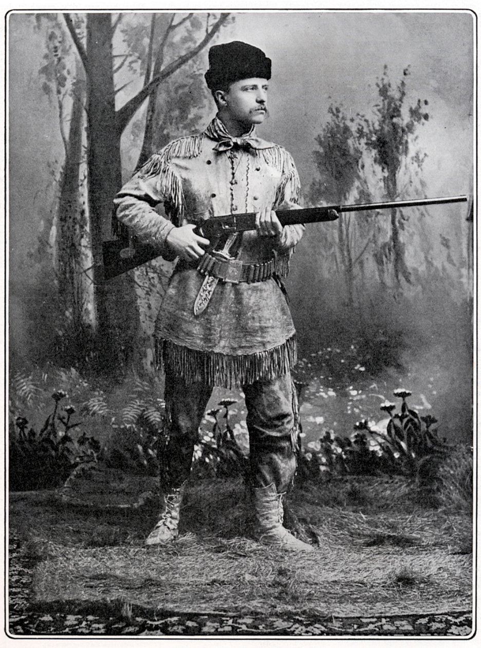 Theodore Roosevelt, americký voják a politik, c1898 od Unbekannt