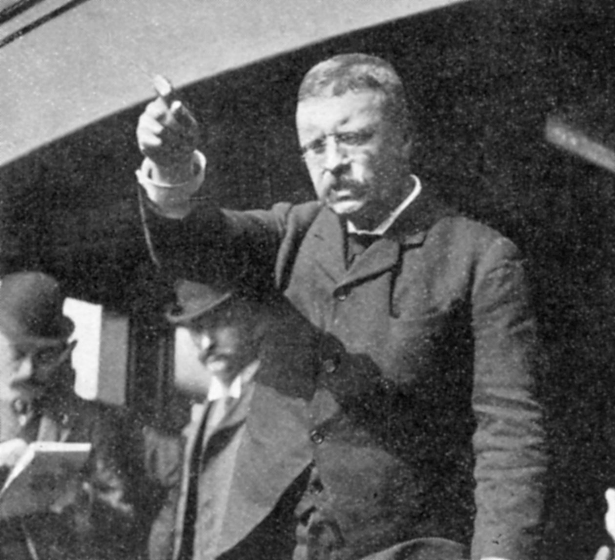 Theodore Roosevelt na schůzce ve státě New York, 1901 od Unbekannt