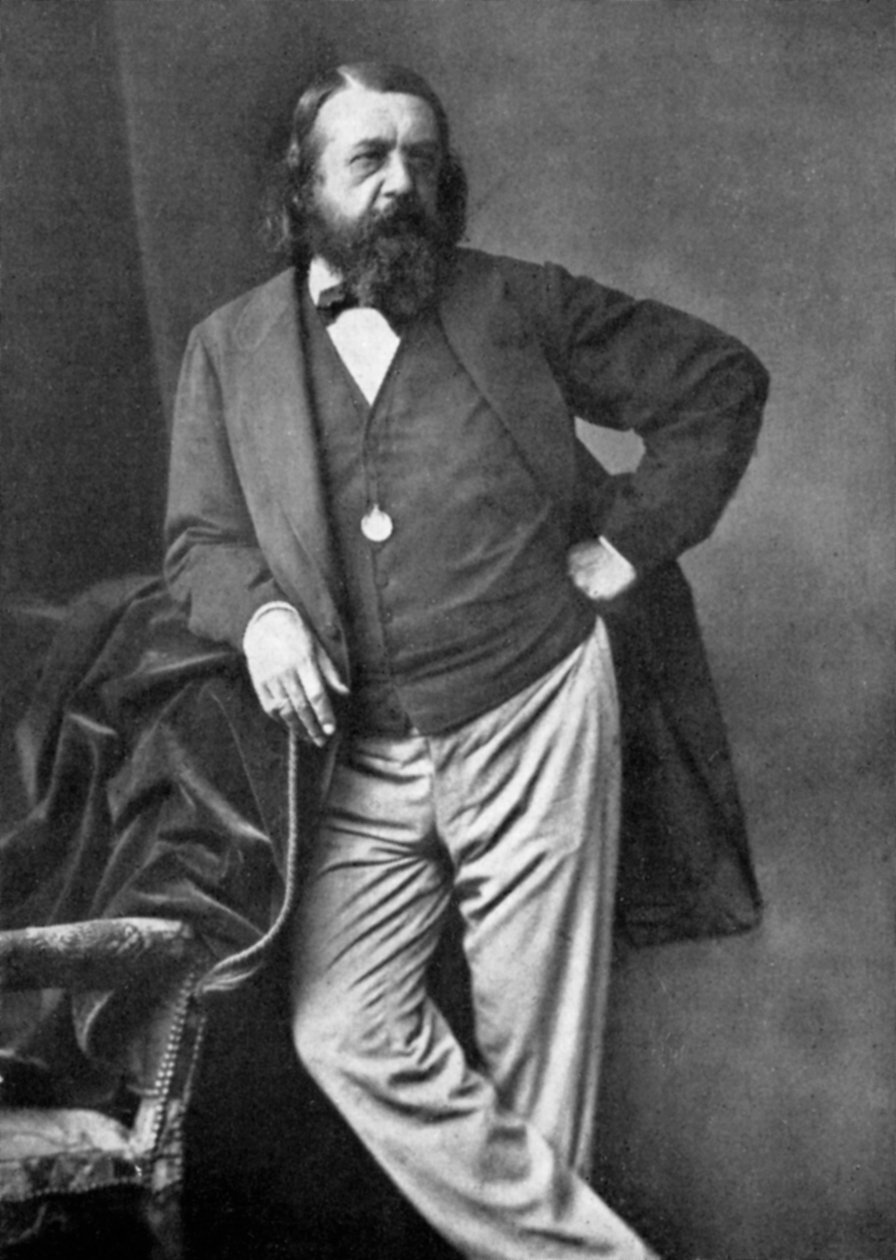 Theophile Gautier , francouzský básník, dramatik, romanopisec, novinář a literární kritik, 19. od Unbekannt
