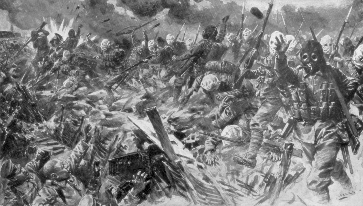 Třetí bitva u Artois, Francie, první světová válka, 25. září 1915, 1929 od Unbekannt