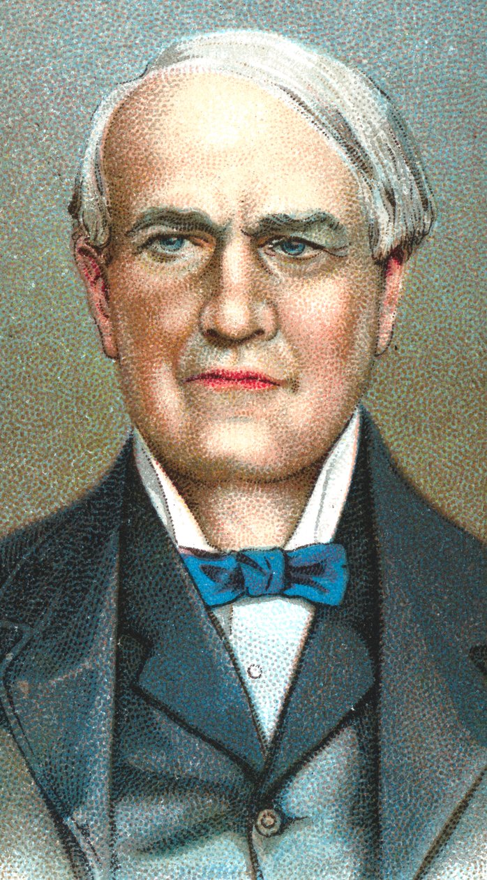 Thomas Alva Edison, americký vynálezce, 1924 od Unbekannt