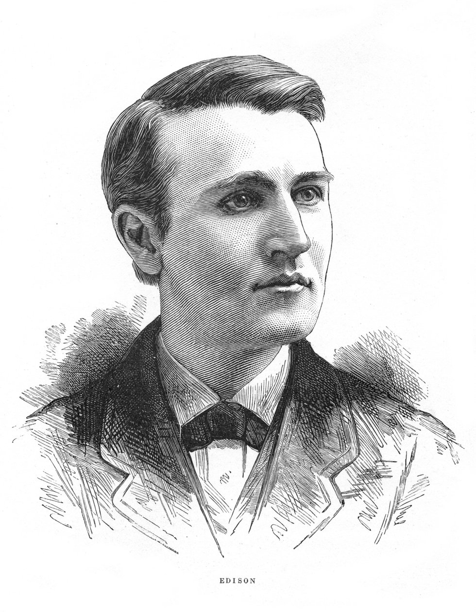 Thomas Alva Edison, americký vynálezce, c1879 od Unbekannt