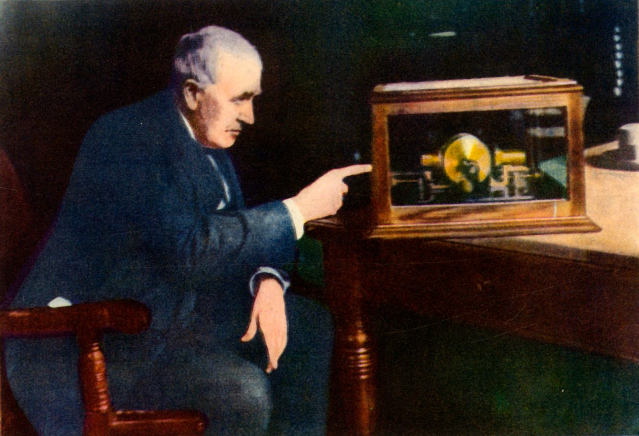 Thomas Alva Edison, c1910. od Unbekannt