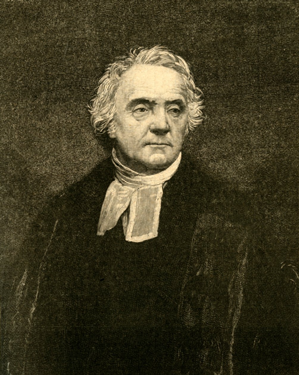 Thomas Chalmers, skotský duchovní, teolog a politický ekonom, c1840 c1890. od Unbekannt