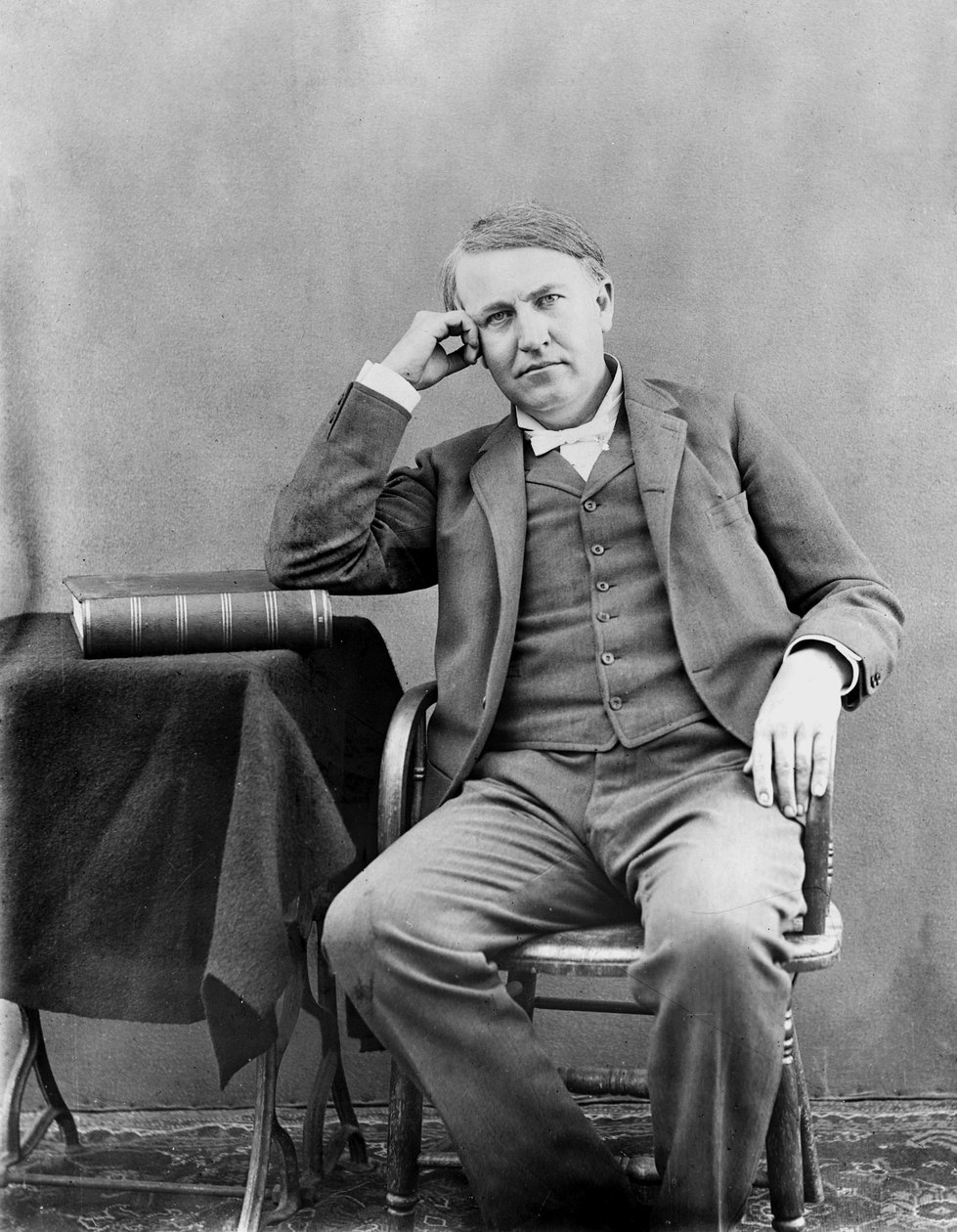 Thomas Edison, americký vynálezce od Unbekannt