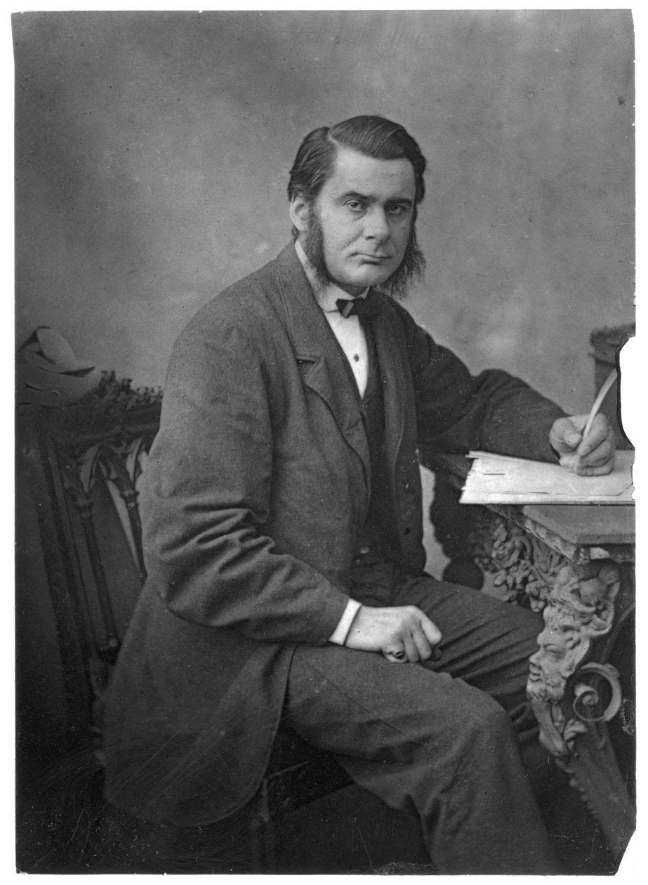 Thomas Henry Huxley , britský biolog, 1866 od Unbekannt
