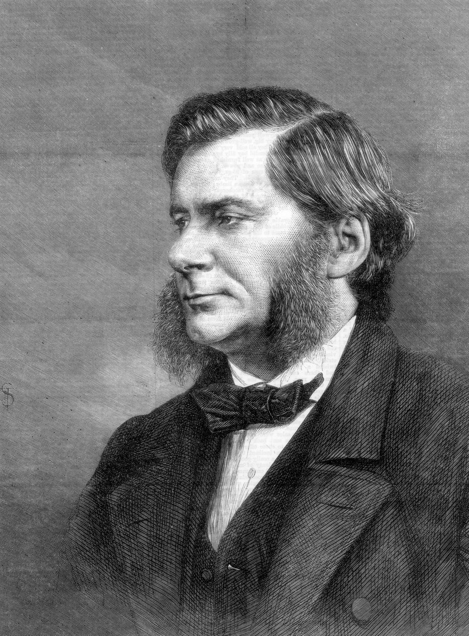 Thomas Henry Huxley , britský biolog, 1871 od Unbekannt