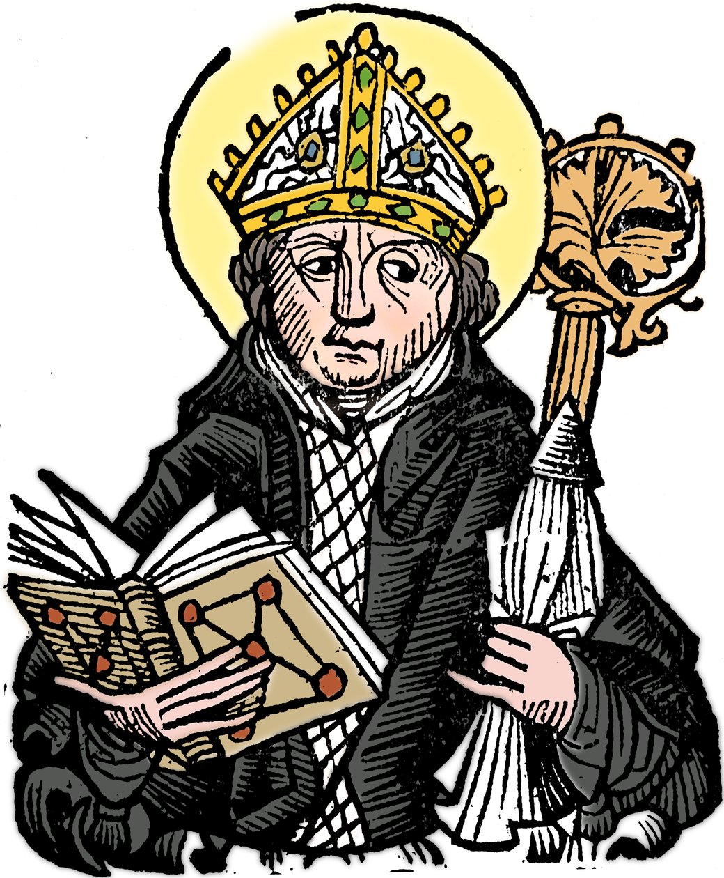 Thomas a Becket 1118-1170, anglický kostelník, světec a mučedník, 1493 od Unbekannt