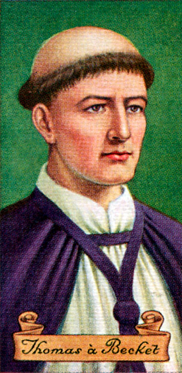 Thomas a Becket, převzato ze série cigaretových karet, 1935 od Unbekannt