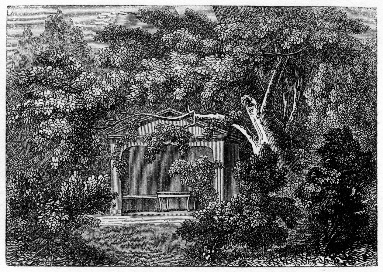 Thomson the Poets Alcove, Richmond, Surrey, 1840 od Unbekannt