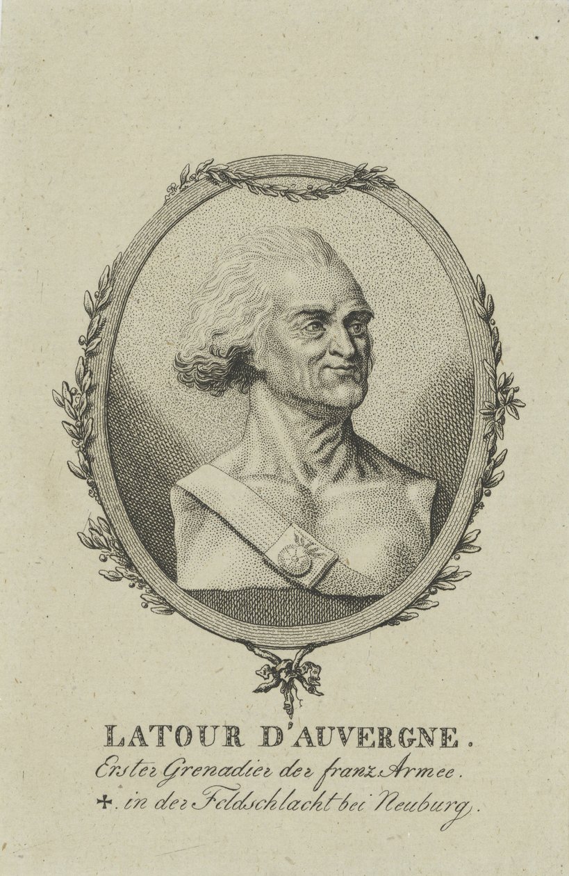 Théophile Corret de La Tour dAuvergne 1743-1800, c. 1800. od Unbekannt