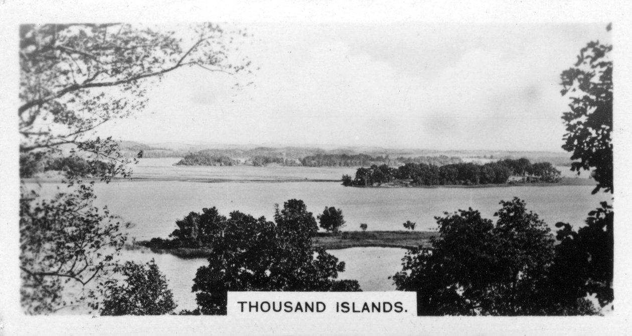 Thousand Islands, St Lawrence River, Kanada, c1920 od Unbekannt