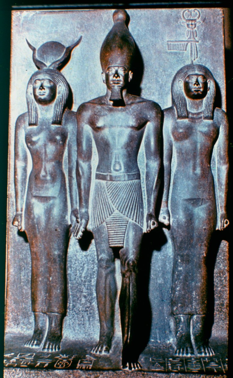 Tři egyptské postavy, Egypt, 2600 před naším letopočtem od Unbekannt