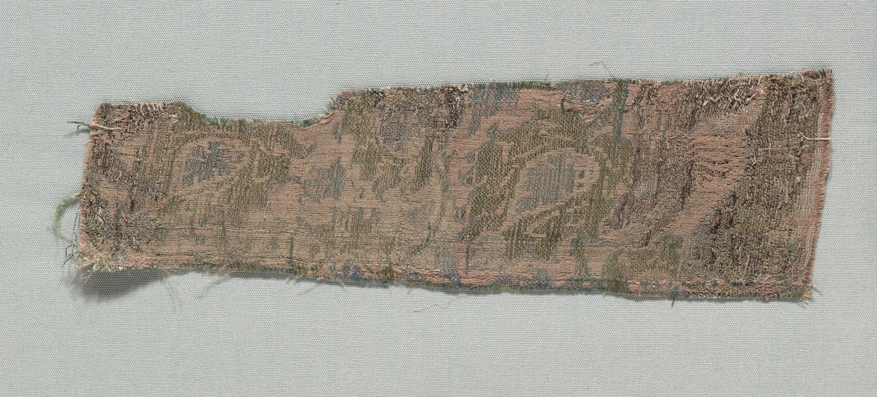 Tři fragmenty italského gotického hedvábí, 1350-1399. od Unbekannt