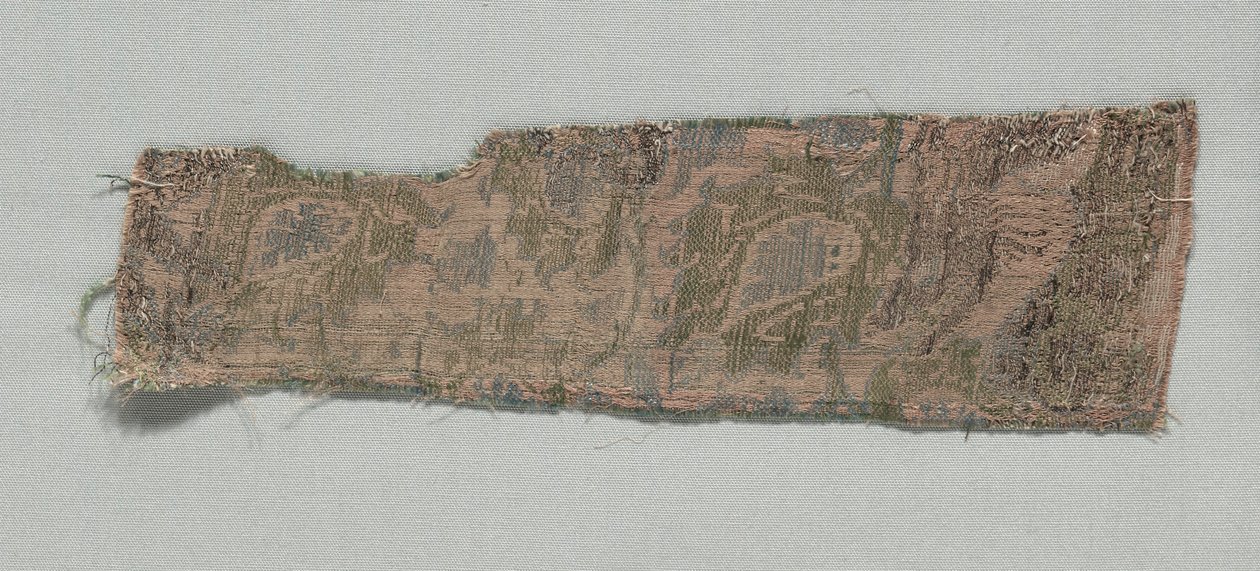 Tři fragmenty italského gotického hedvábí, 1350-1399. od Unbekannt