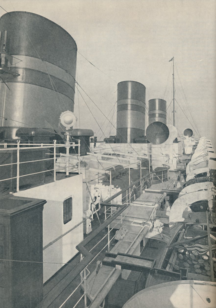 Tři trychtýře panovníka z Bermud, luxusní parník Furness Withy, 1937 od Unbekannt