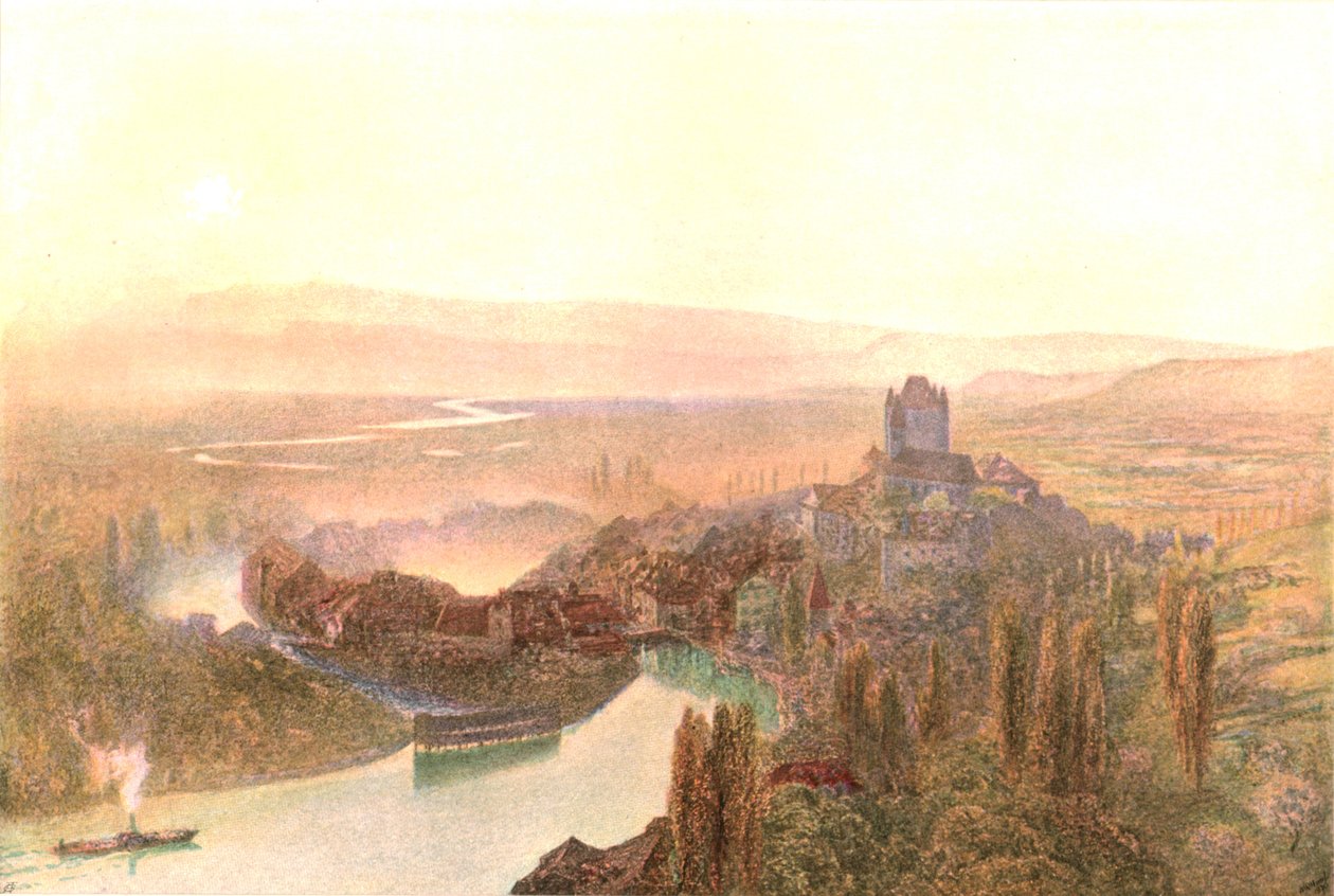 Thun, Večer, C1870, C1900. od Unbekannt