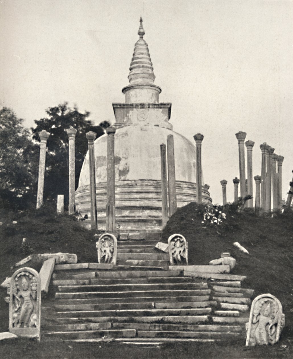 Thuparama Dagoba zu Anuradhapura, 1926 od Unbekannt