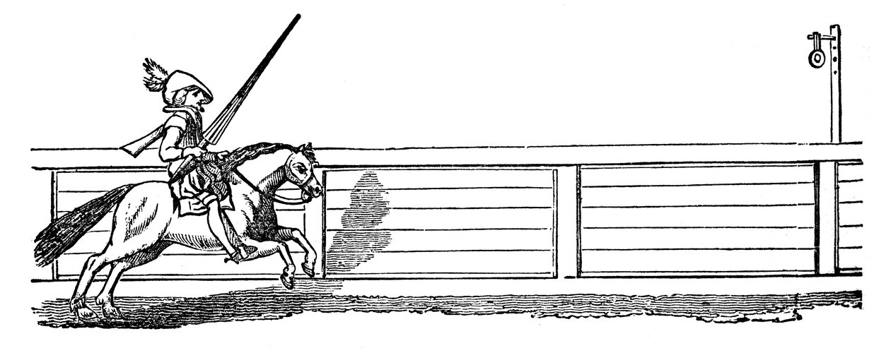 Naklánění u prstenu, 1833 od Unbekannt