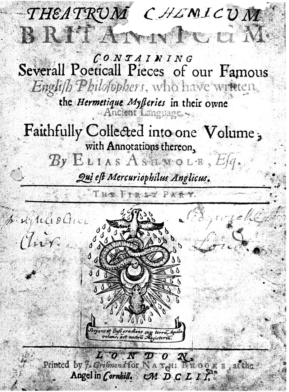 Titulní strana Elias Ashmoles Theatrum Britannicum, 1652 od Unbekannt
