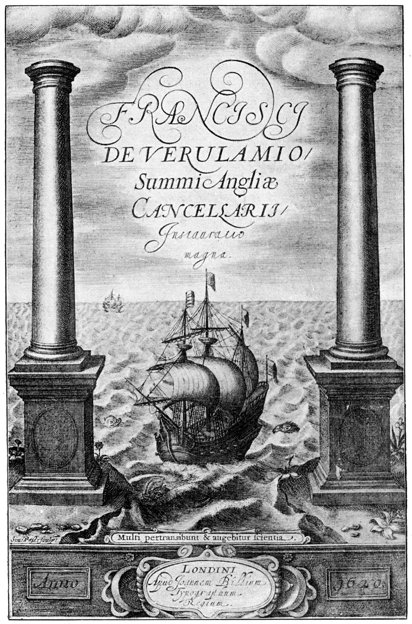 Titulní strana Francis Bacona Institutio Magna, 1620 1893 od Unbekannt