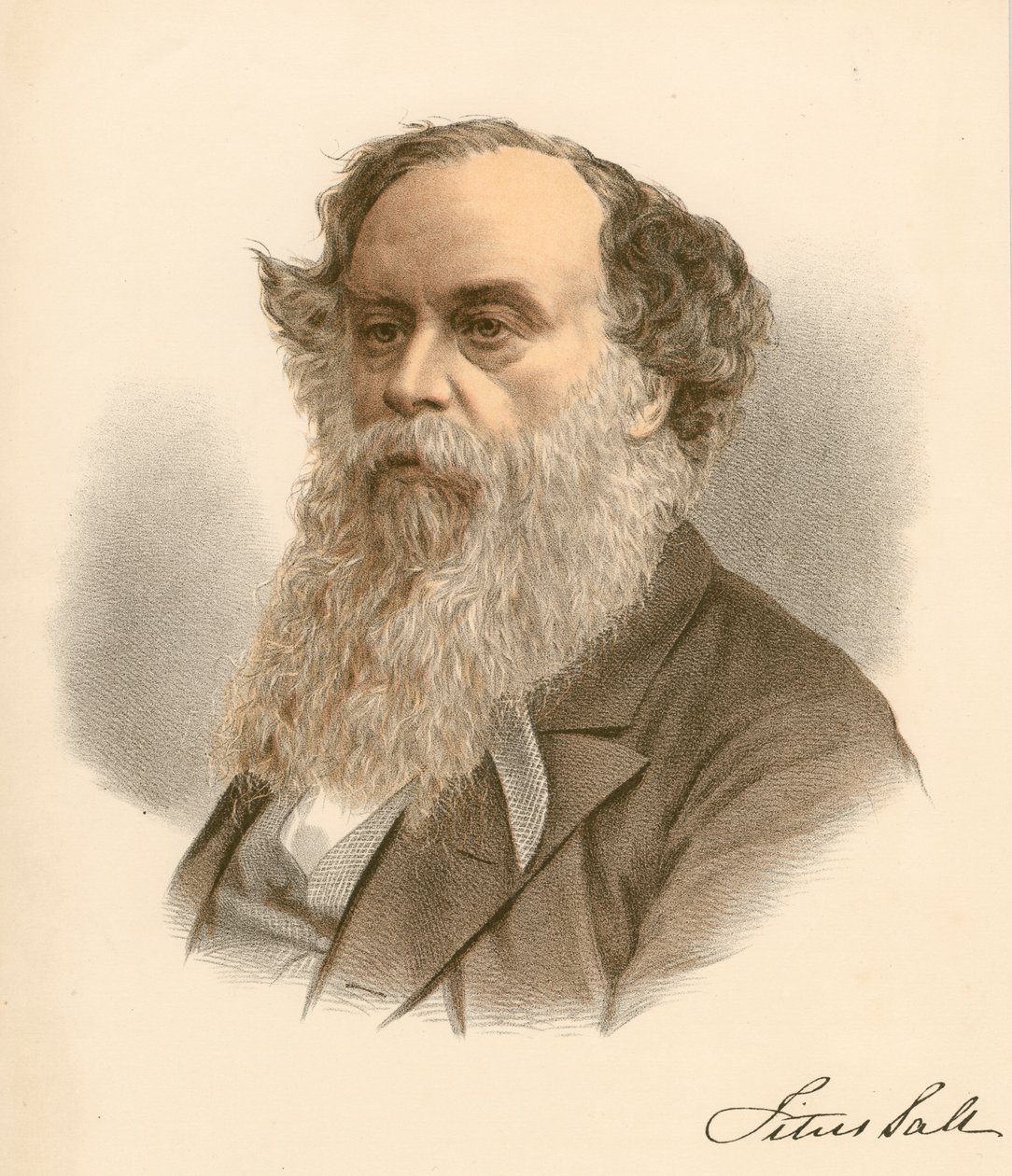 Titus Salt, britský vlnař a průmyslník, c1880 od Unbekannt
