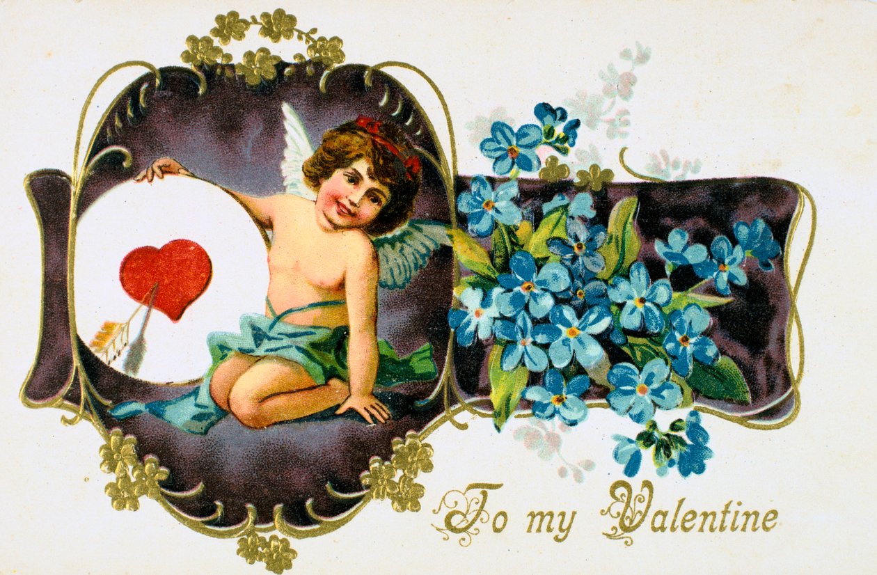 To My Valentine, americká valentýnská karta, 1907 od Unbekannt