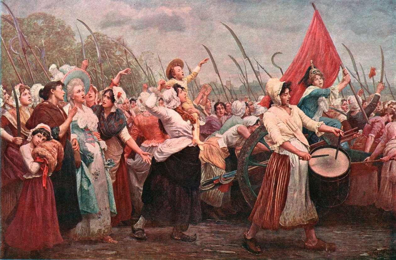 Do Versailles, incident ve francouzské revoluci, c1894, c1902. od Unbekannt
