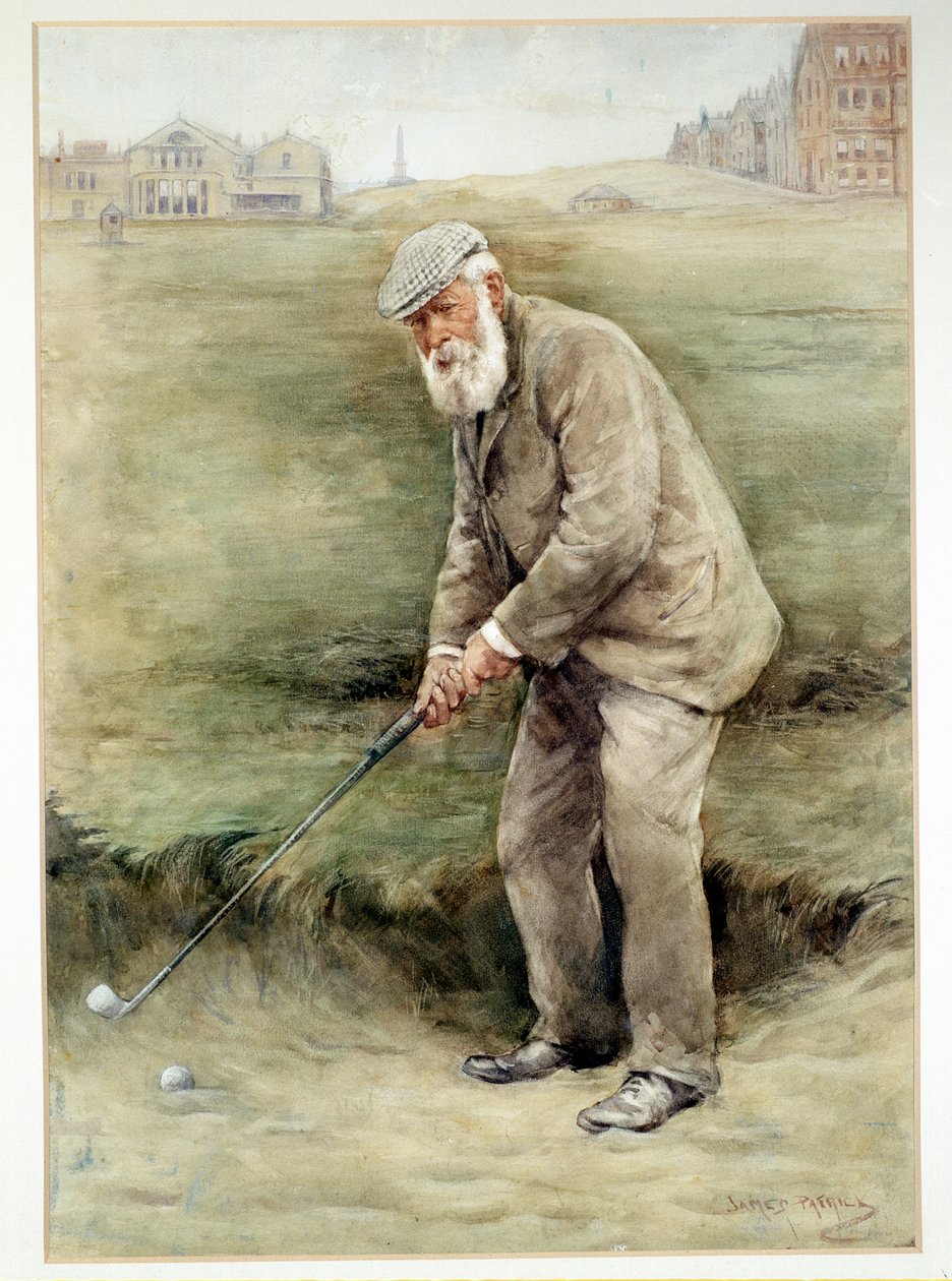 Tom Morris senior, britský golfista, portrét, c1910 od Unbekannt