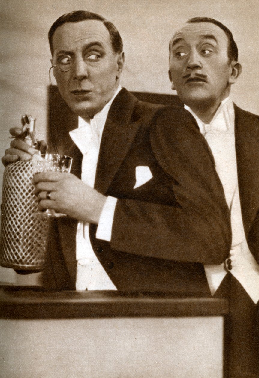 Tom Walls a Ralph Lynn , angličtí herci, 1933 od Unbekannt