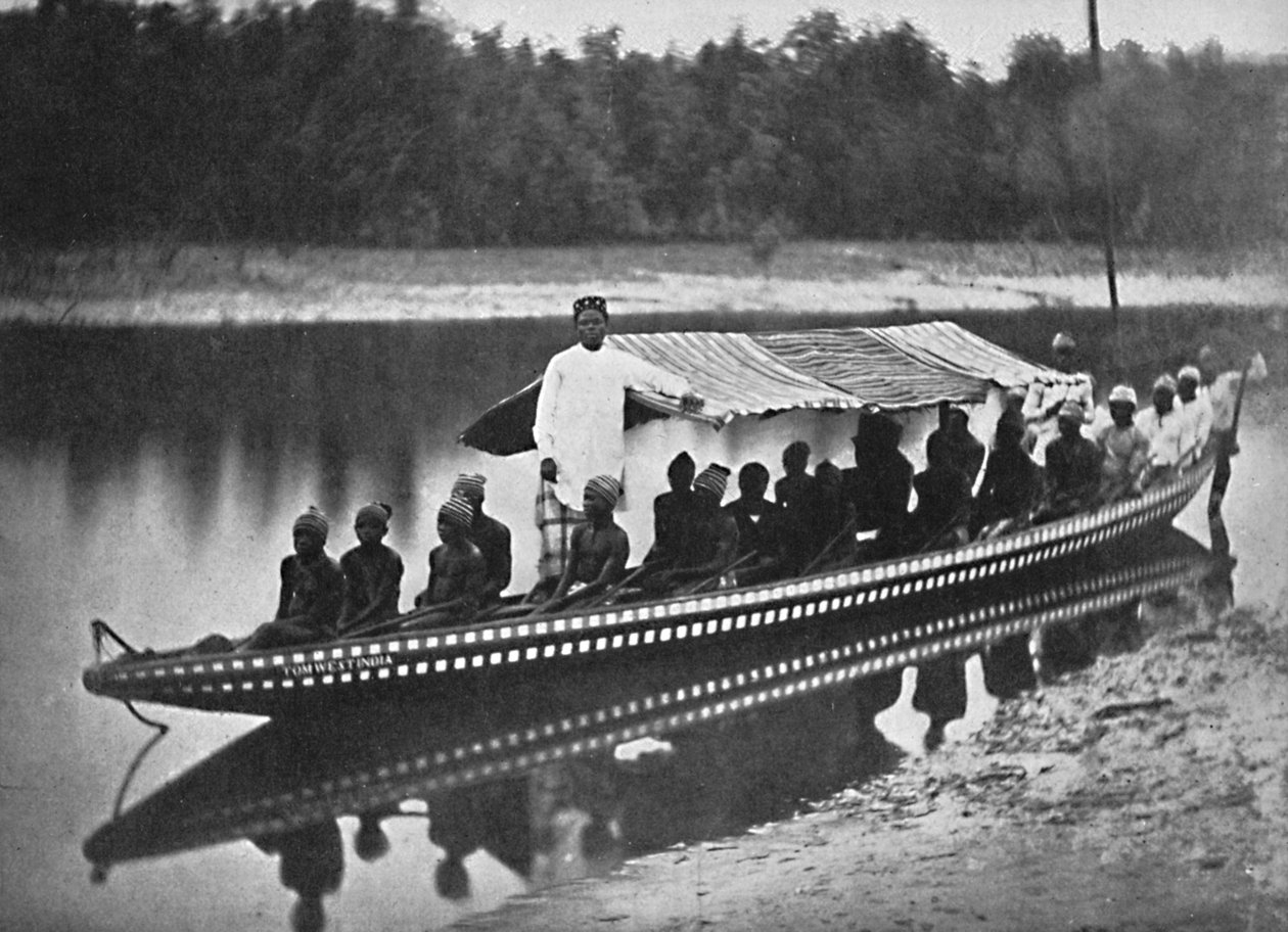 Kanoe Tom West Indias, New Calabar, jižní Nigérie, 1912 od Unbekannt