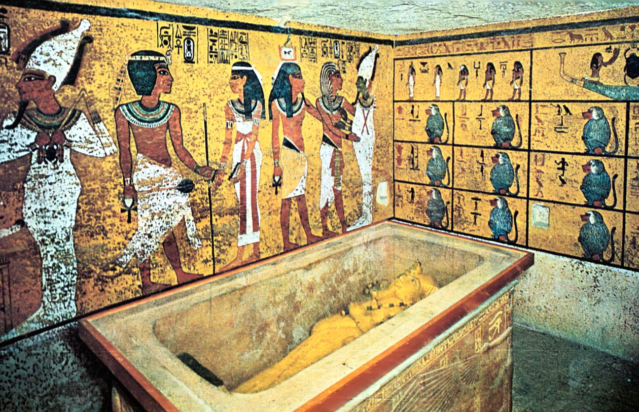 Hrobka Tutanchamona, starověký Egypťan, 18. dynastie, c1325 př.n.l. od Unbekannt
