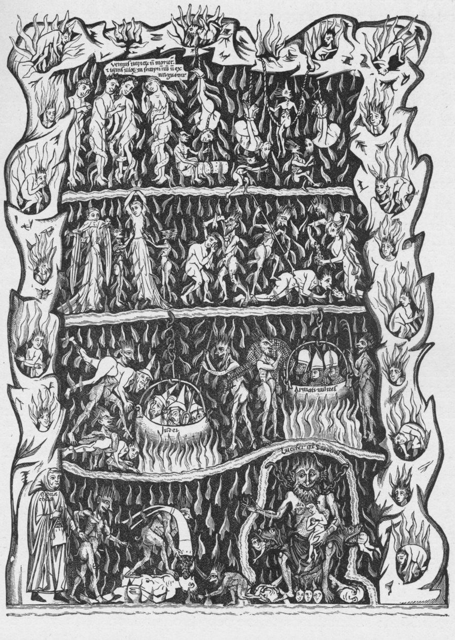 Torments of Hell, c1185 1906 od Unbekannt