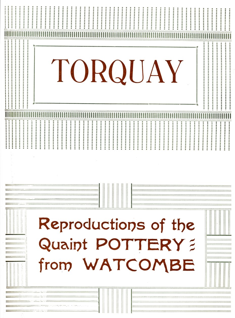 Torquay - Reprodukce kuriózní keramiky z Watcombe, 1919 od Unbekannt