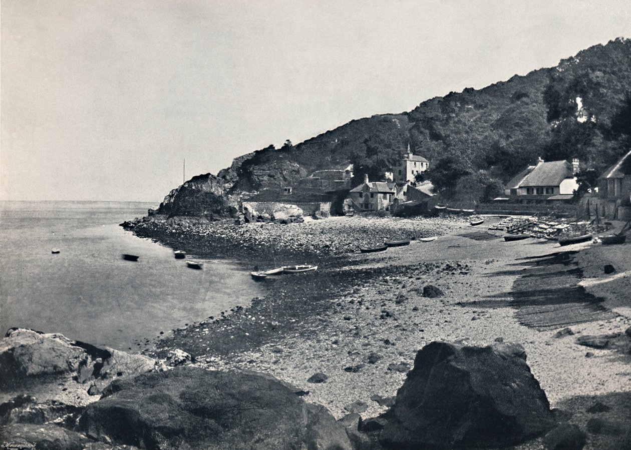 Torquay - The Beach, Babbacombe, 1895 od Unbekannt