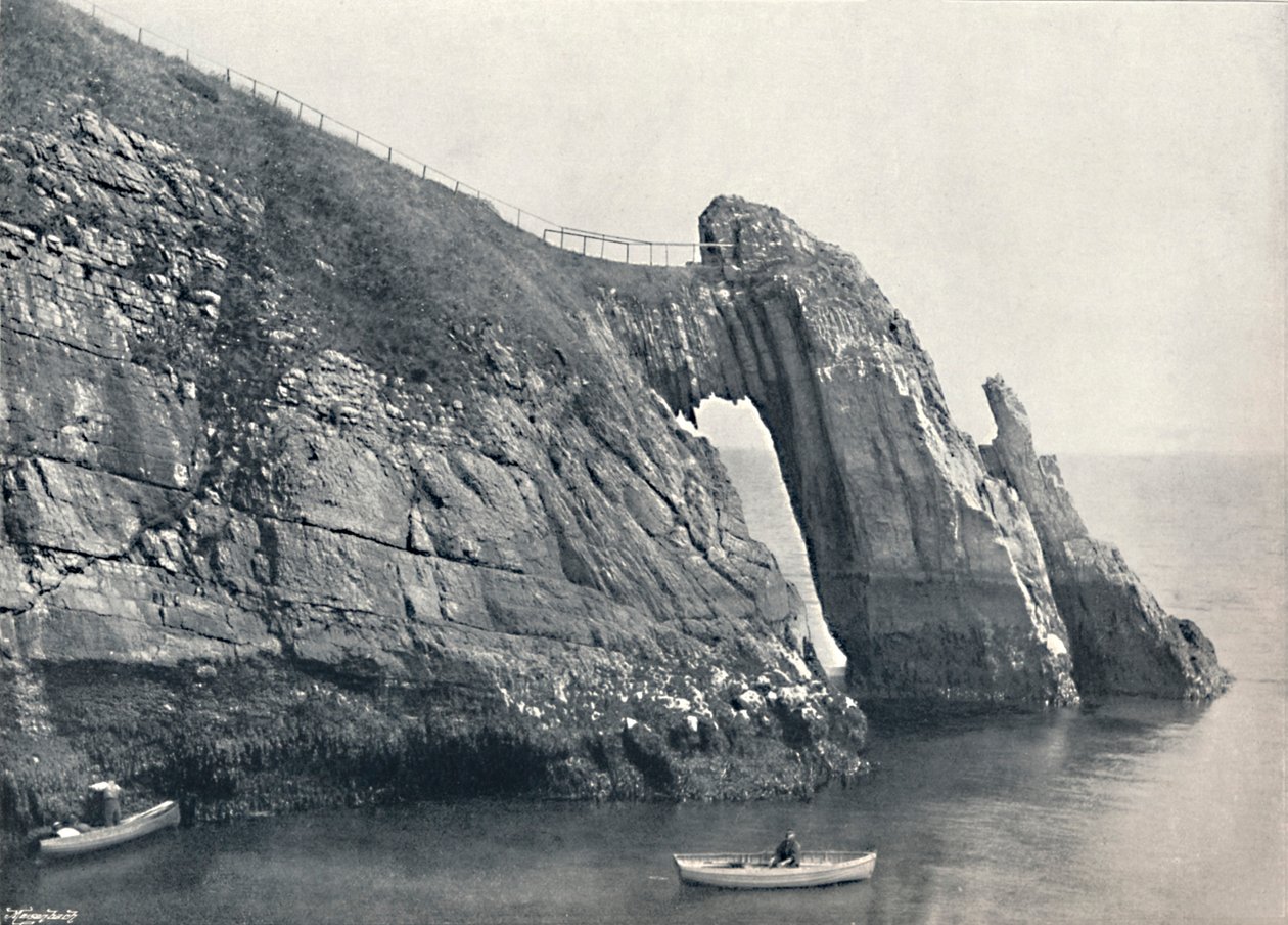 Torquay - The Natural Arch London Bridge, 1895 od Unbekannt