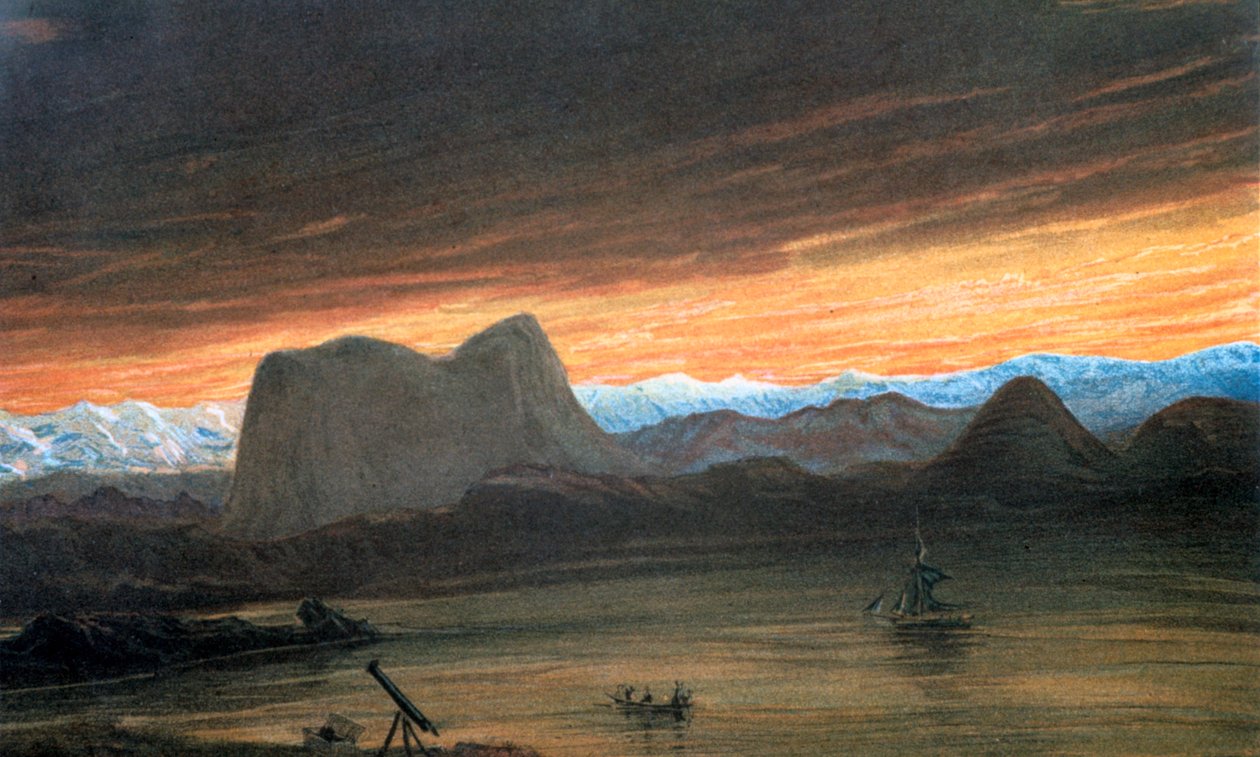 Úplné zatmění Slunce, 1851 1857 od Unbekannt
